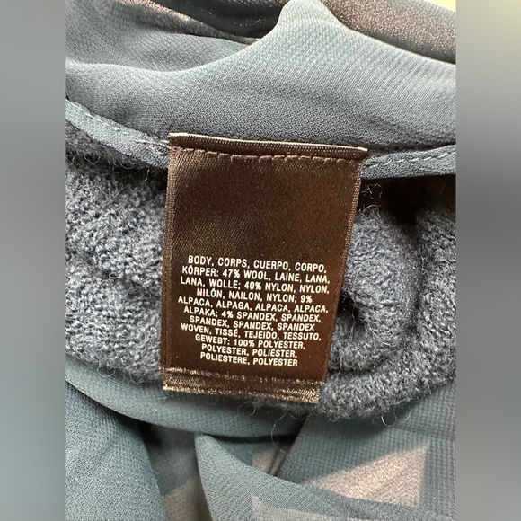 Anthropologie Knitted &‎ Knotted Teal Sheer-Back
Sweater Size M EUC wool Blend - Picture 10 of 13